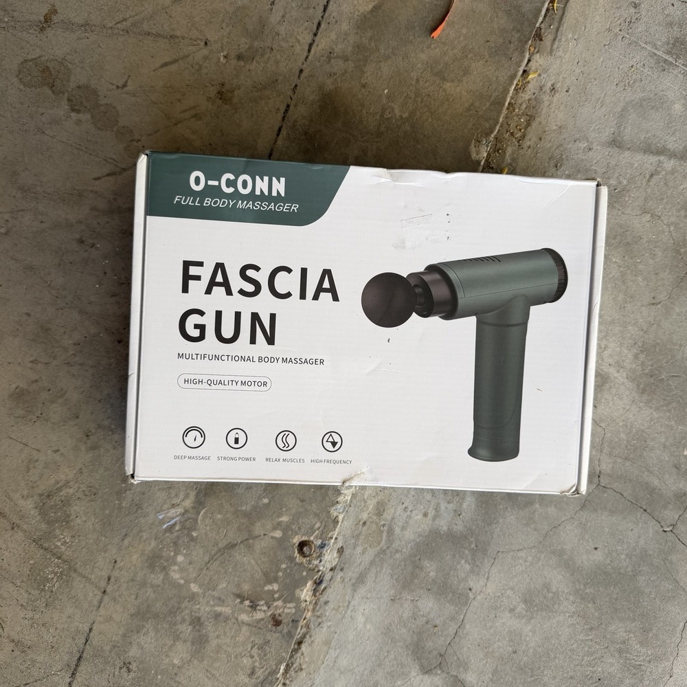 Muscle Deep Tissue Massage Gun Electric Handheld Massager 8 Heads 6 Speeds. New